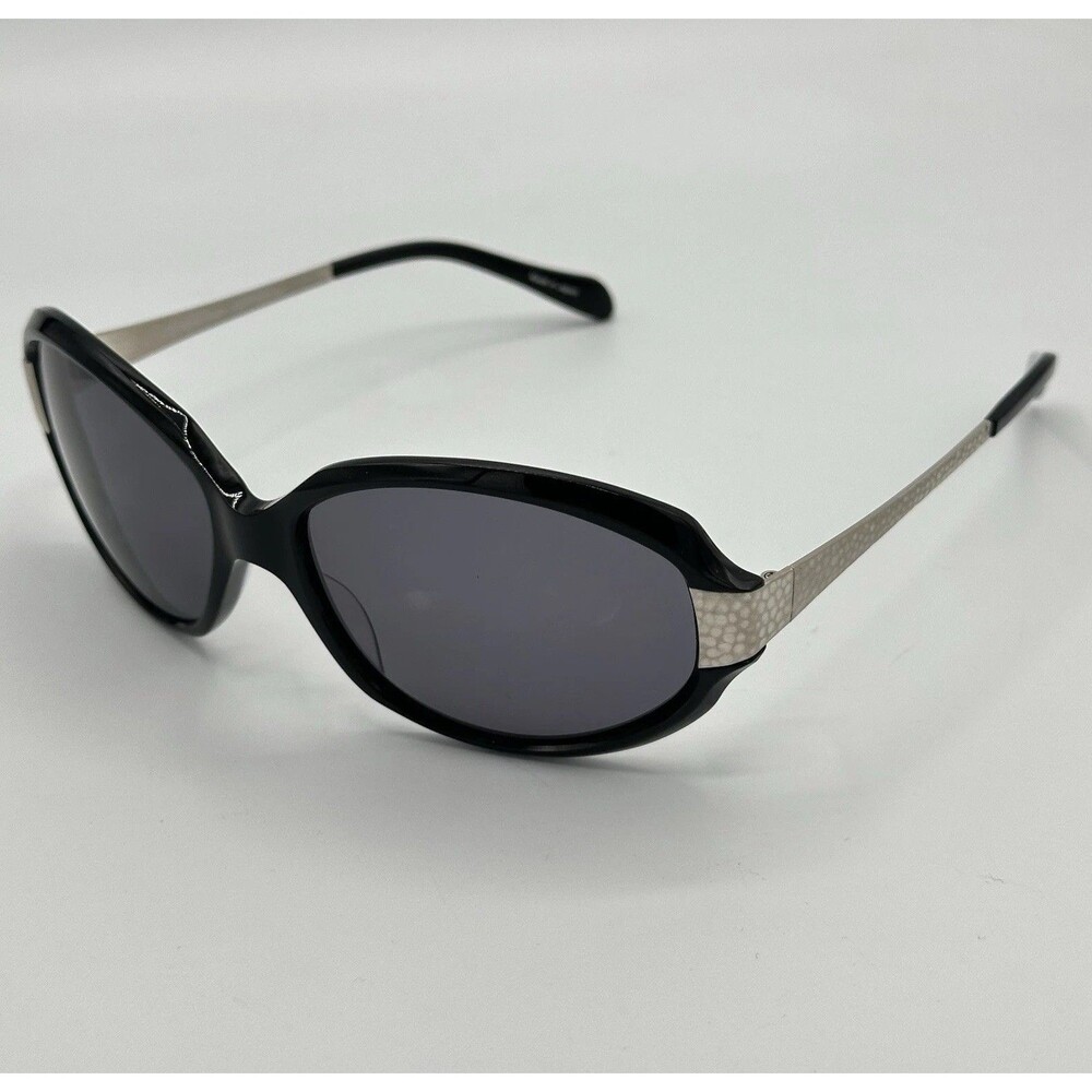 Oliver Peoples Guiselle Silver Black Lens Sunglasses 63 -16-129mm Made in Japan